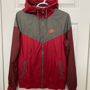 Red/Grey Nike Windbreaker